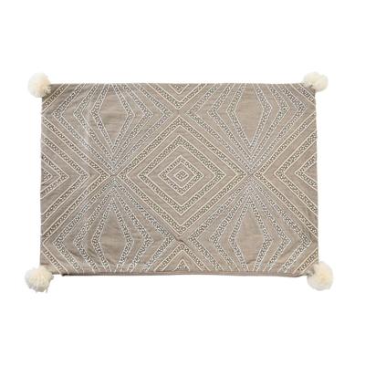 Kussenhoes DKD Home Decor 60 x 1 x 40 cm Grijs Kussenhoes DKD Home Decor 60 x 1 x 40 cm Grijs