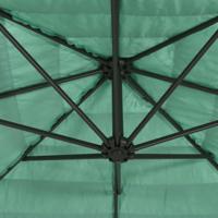 Parasol met stalen paal 324x324x247 cm groen - thumbnail