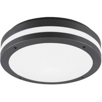 LED Plafondlamp Badkamer - Waterdicht Rond 12W 3000K Antraciet - thumbnail
