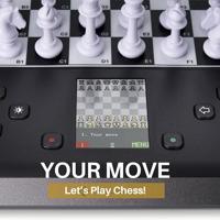 Millennium Chess Genius Pro M815 Schaakcomputer AI-functies, Magnetische schaakstukken, Druksensorbord, Kleurendisplay met verlichting - thumbnail
