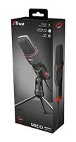 Trust gxt 212 mico usb microfoon zwart/rood - thumbnail