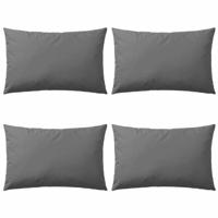 VidaXL Buitenkussens 60x40 cm grijs 4 st - thumbnail