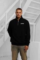 Croyez Etiquette Half-Zip Sweater Heren Zwart - Maat S - Kleur: Zwart | Soccerfanshop - thumbnail