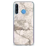 Huawei P30 Lite Anti-Shock Hoesje Marmer Beige - thumbnail