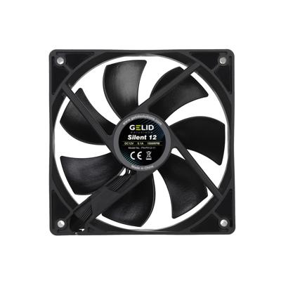 Gelid FN-PX12-11 PC-ventilator Zwart (b x h x d) 120 x 120 x 25 mm