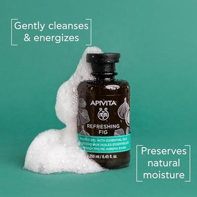 Apivita Refreshing Fig Shower Gel with Essential Oils 250ml