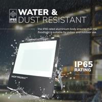 Luxor LED Breedstraler - 200 watt 32000 Lumen (160lm/W) - Anti-verblinding - IK06 - 6400K daglicht wit - IP65 waterdicht - LED Schijnwerper - thumbnail
