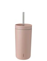 Stelton To Sip Thermosbeker met rietje Heather 0.4l - thumbnail