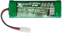 XCell NiMH accupack 7.2 V 3600 Aantal cellen: 6 Tamiya-stekker - thumbnail