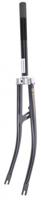 voorvork vast 28 inch stadsfiets 1 inch zwart - thumbnail