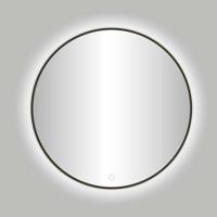 Best Design Badkamerspiegel Venetie Rond 100 cm Incl. Led Gunmetal - thumbnail