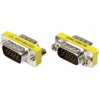 Renkforce Adapter Serieel [1x D-sub stekker 15-polig - 1x D-sub stekker 15-polig] Geel - thumbnail