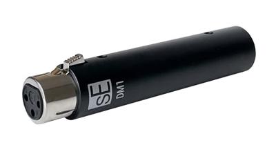 SE Electronics DM1 Dynamite Black inline microfoon voorversterker SE Electronics DM1 Dynamite Black inline microfoon voorversterker