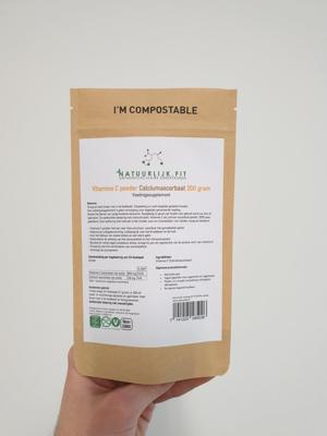 Vitamine C poeder calcium ascorbaat 200 Gram