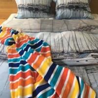 Heckett & Lane HnL Dekbedovertrek Lanvin Blue 200x220 - thumbnail