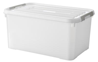 Curver handy+ opbergbox 50 liter transparant Curver handy+ opbergbox 50 liter transparant