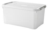 Curver handy+ opbergbox 50 liter transparant - thumbnail