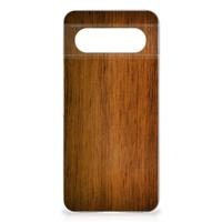 Google Pixel 8 | Bumper Hoesje | Donker Hout - thumbnail