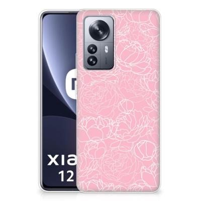 Xiaomi 12 Pro | TPU Case | White Flowers