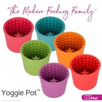LickiMat® Likbak Yoggie Pot, green - thumbnail