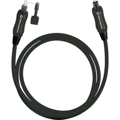 Toslink Audio Aansluitkabel [1x Toslink-stekker (ODT) - 1x Toslink-stekker (ODT)] 2.00 m Zwart Oehlbach OPTO Star Black