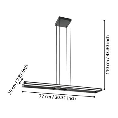 Eglo Hanglamp designSalvilanas-Z zwart - 99681