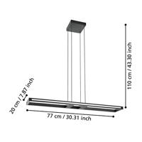 Eglo Hanglamp designSalvilanas-Z zwart - 99681 - thumbnail