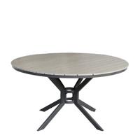 SenS-line Jersey tuintafel grijs rond 140 cm - thumbnail