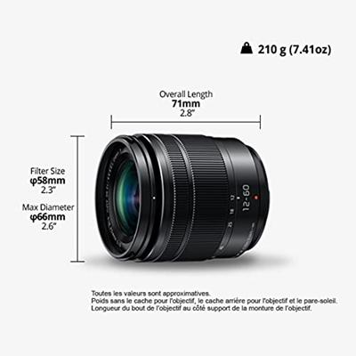 Panasonic Lumix G Vario 12-60mm F/3.5-5.6 ASPH Power OIS