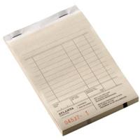 Kassablok Djois Atlanta met kopie (carbon) 142x100mm 50x2vel wit - thumbnail