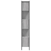 Boekenkast 102x28x172 cm bewerkt hout grijs sonoma eikenkleurig - thumbnail
