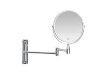 Vergrotende Spiegel Andrea House Uitschuifbaar Verchroomd 39 x 3 x 26,5 cm Zilverkleurig Metaal - thumbnail