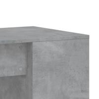 Bureau 102x50x75 cm bewerkt hout betongrijs - thumbnail