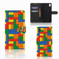 Sony Xperia XA1 Plus Telefoon Hoesje Blokken - thumbnail