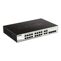D-Link DGS-1210-20 Managed Smart Switch (20 poorten, waarvan 16 x 10/100/1000 Mbit/s poorten en 4 x SFP-poorten) - thumbnail