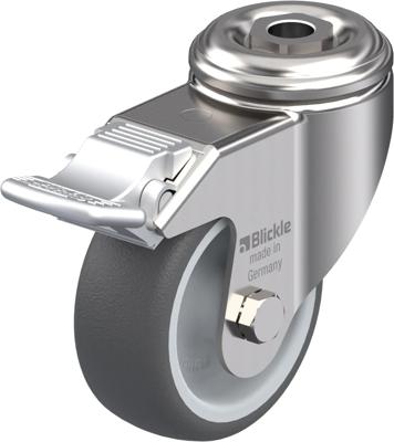 Blickle LKRXA-PATH 80G-FI Zwenkwiel met rem Wieldiameter: 80 mm Draagvermogen (max.): 120 kg 1 stuk(s) Blickle LKRXA-PATH 80G-FI Zwenkwiel met rem Wieldiameter: 80 mm Draagvermogen (max.): 120 kg 1 stuk(s)