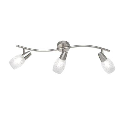 Trio PlafondlampColmar 3-lichts nikkel mat - R80023007