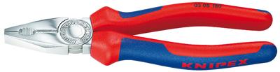 Knipex Kombitang verchroomd met meer-componentengrepen 180 mm - 0305180