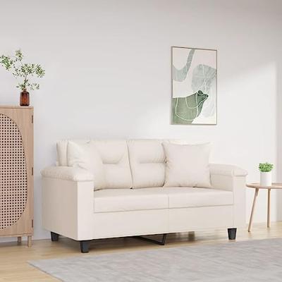 VidaXL Sierkussens 2 st 40x40 cm microvezelstof beige VidaXL Sierkussens 2 st 40x40 cm microvezelstof beige