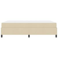Boxspring bed Crème en Zwart 160 x 200 cm - thumbnail