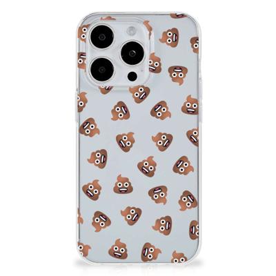 TPU bumper voor iPhone 15 Pro Poep Emojis TPU bumper voor iPhone 15 Pro Poep Emojis