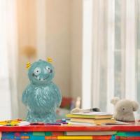 Spaarpot Blauw Monster met Horens - thumbnail