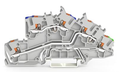 WAGO 2203-7646 Installatie-etageklem 50 stuk(s)