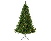 Everlands Kerstboom imperial pine210cm+ledverlicht - thumbnail
