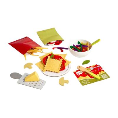 Bigjigs pasta voor twee speelset, 64dlg. Bigjigs pasta voor twee speelset, 64dlg.