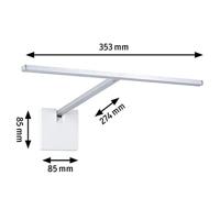 Paulmann Xana 95575 LED-schilderijlamp 5.5 W LED Aluminium (geborsteld) - thumbnail