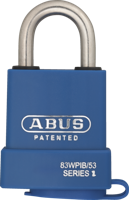 Weerbestendig hangslot - ABUS - 83WPIB/53 Submariner - RVS beugel - Verwisselbare cilinder - thumbnail