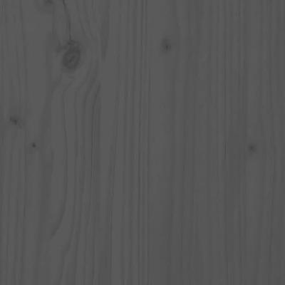 Hoofdbord 95,5x4x100 cm massief grenenhout grijs