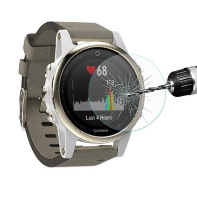 ENKAY Hat-Prins voor Garmin Fenix 5S Smart Watch 0.2mm 9H oppervlaktehardheid 2.15D gebogen rand getemperd glas Film