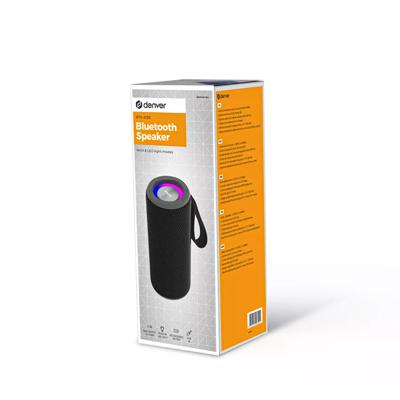 Dankzij de draagbare Bluetooth®-luidsprekers Denver Electronics BTV213 NEGRO10W Zwart - thumbnail